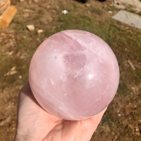 93mm Large Rose Quartz Sphere Specimen