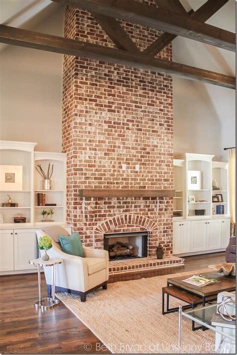 White Brick Gas Fireplace – Fireplace Guide by Linda