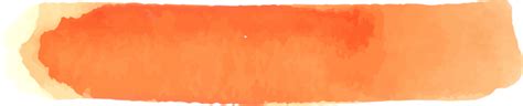 Watercolor Brush Orange Color PNGs for Free Download