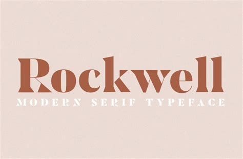 Rockwell Font - fontforlife.com