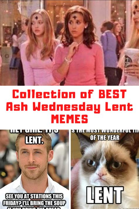 Collection Of Ash Wednesday LENT Memes - Guide For Moms