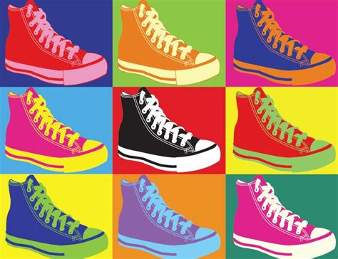 Andy Warhol Converse Shoes | Flowers by Warhol | Warhol art, Andy warhol art, Andy warhol pop art