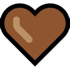 癩 Brown Heart Emoji - Meaning symbol, Copy & Paste