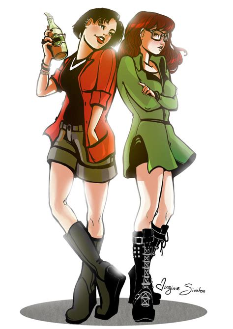 Jane and Daria by VirginieSiveton on DeviantArt