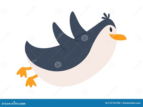 Flying Penguin Bird stock vector. Illustration of bird - 272752708