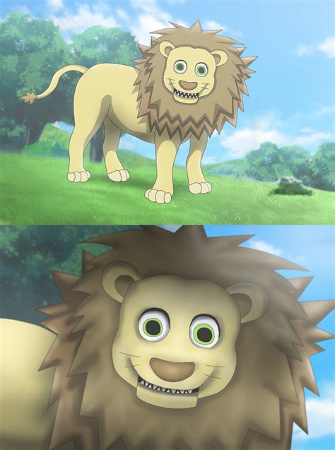 The Scary Lion by Xamp6 on DeviantArt