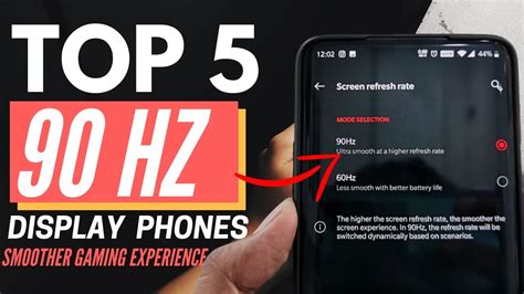 5 Best 90Hz Display Refresh Rate Phones To Buy In 2021 | Best Gaming ...