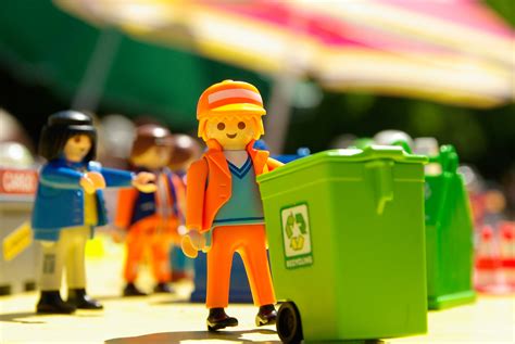 Free Images : play, color, yellow, toy, miniature, playmobil, lego, garbage collector 3872x2592 ...