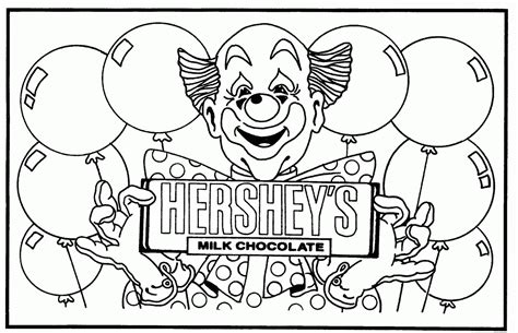 hershey bar coloring page - Clip Art Library