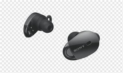 Sony WF-1000X Noise-cancelling headphones Microphone Sony 1000X, Apple Earbuds, angle ...
