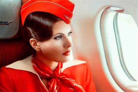 aeroflot air hostess