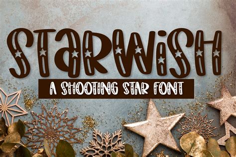 Starwish - A Shooting Star Font