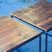 Reclaimed Wood Side Tables, Modern End Tables, Steel and Wood Side Tables - Etsy