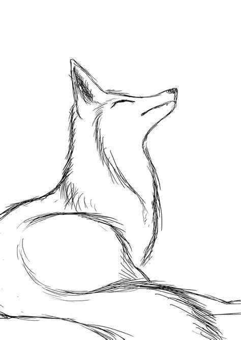 Practicing: Fox sketch by FireRai on deviantART | Fox sketch, Fox drawing sketches, Animal sketches