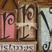Christmas Decor, Shabby Chic Christmas Sign Word Blocks Merry Christmas Sign, Winter Decor - Etsy