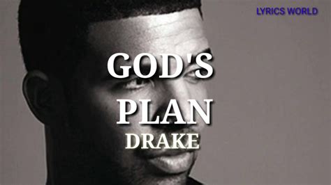 Drake-GOD'S plan (lyrics) - YouTube