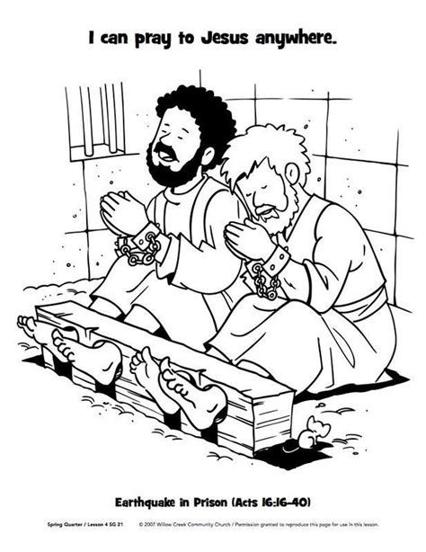 Free Peter In Prison Coloring Page, Download Free Peter In Prison Coloring Page png images, Free ...