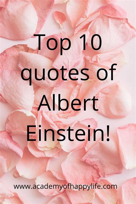 Best 12 10 Powerful Albert Einstein Quotes On Education I Inspirational ...