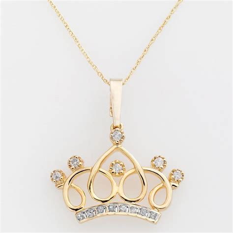 Diamond Fascination® 14k Gold Crown Pendant (con imágenes) | Accesorios de joyería, Collares de ...