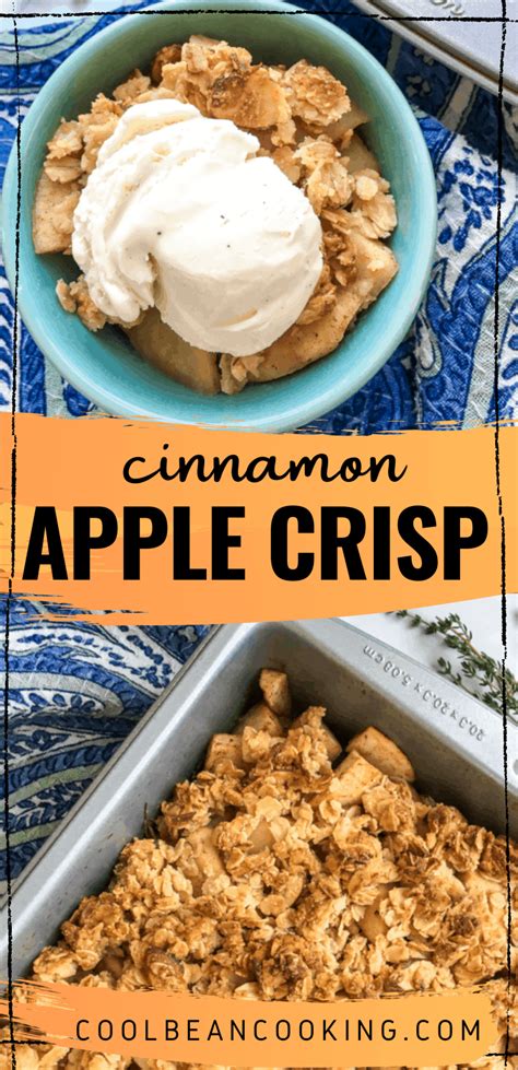 Cinnamon Apple Crisp | Cool Bean Cooking