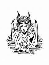 Demons coloring pages sketch template