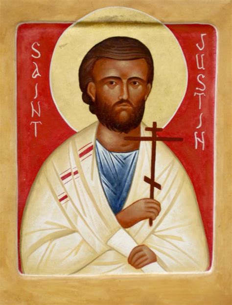 Saint Justin the Martyr - June 1 | Orthodox icons, Justin martyr, Catholic saints