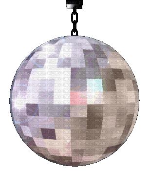 mirror ball party fest disco boule de miroir deco tube gif anime animated animation spiegelball ...