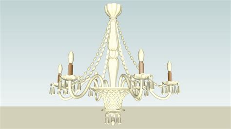 Chandelier Model Design In Sketchup | Free 3D Chandelier Download