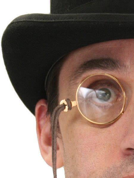 Distinguished Gent Theatrical Monocle - Gold Tone | Monocle, Fancy dress accessories, Historical ...