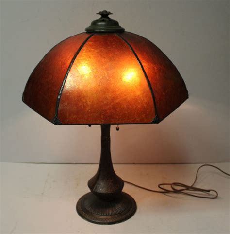 Bargain John S Antiques Table Lamp With Mica Shade Bargain John S ...