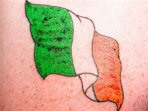 Coloured irish flag tattoo | Irish tattoos, Irish flag tattoo, Tattoos ...