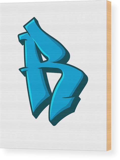 Letter R Graffiti Alphabet, R Typography Turquoise letter R, Streetart ...