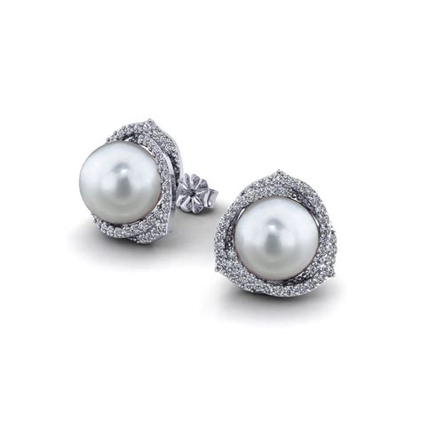 Trinity South Sea Pearl Earrings - Jewelry Designs