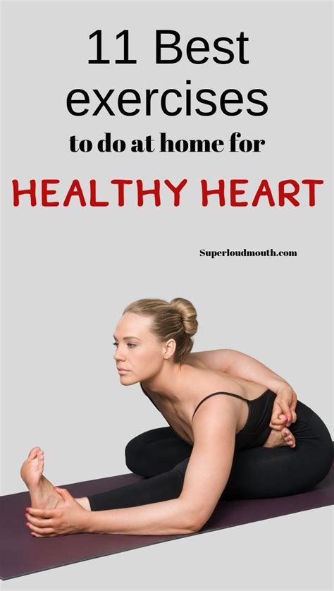 11 Best Exercises to do at Home for a Healthy Heart | Heart healthy ...