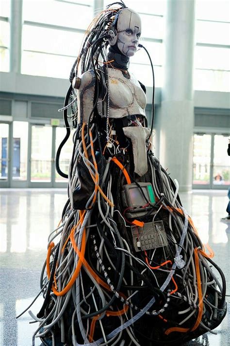 Rpg Cyberpunk, Cyberpunk Fashion, Cyberpunk Aesthetic, Arte Ninja, Arte Robot, Cyborg Costume ...