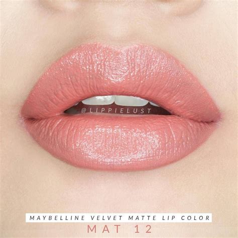 . (6/6) @maybelline @maybellineina Velvet Matte Lip Color in MAT 12. True Nude. #lippielust # ...