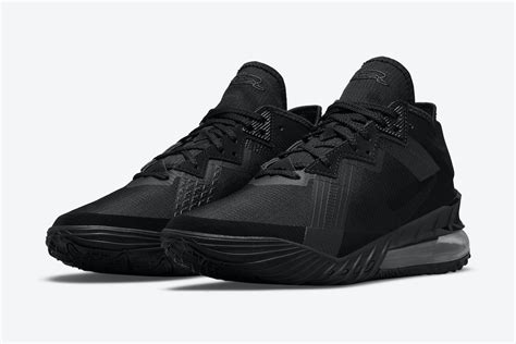 Nike LeBron 18 Low Zero Dark 23 Black CV7562-004 Release Date - SBD