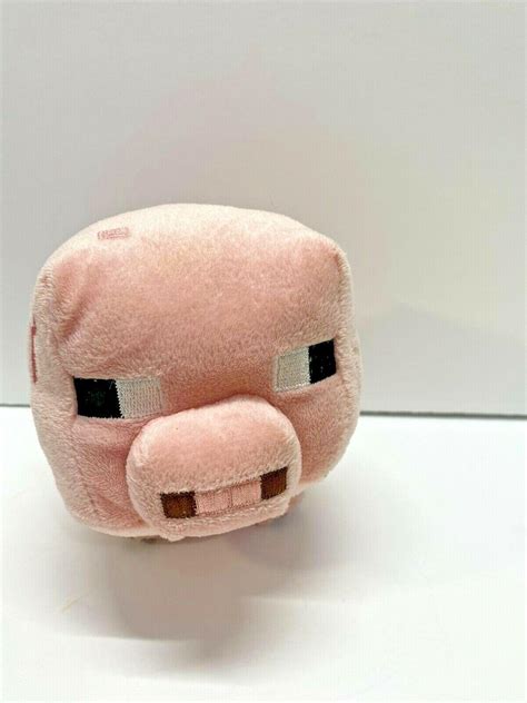 Minecraft Plush Pig Mojang Jinx 6 Inches Piglet Stuffed Animal 2014 | #3838655072