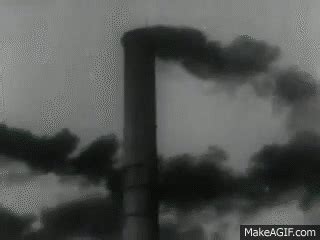 Stock Footage Industrial Smoke and Air Pollution (1940) on Make a GIF