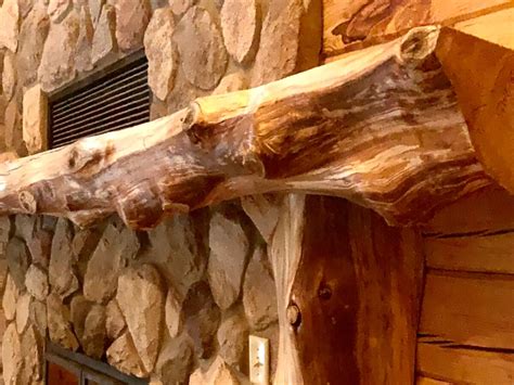 Log Mantels | Cedar Log Railings