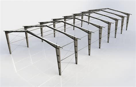 Steel warehouse structure design