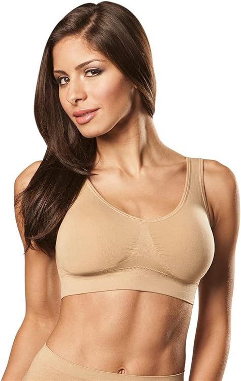 Genie Bra 2-Pack Misses XS One Size Black/Nude at Amazon Women’s Clothing store: Bras