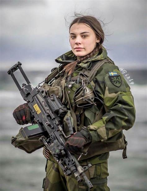 Military girl, Swedish army, Army women