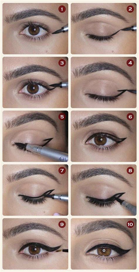 Eyeliner Tutorial Eyeliner Hacks, Makeup Tutorial Eyeliner, Eyeliner ...