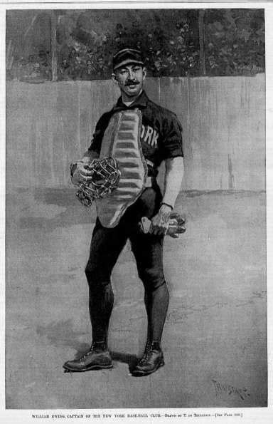 Buck Ewing | 19th Century Base Ball Images | Baseball Glove Collector ...