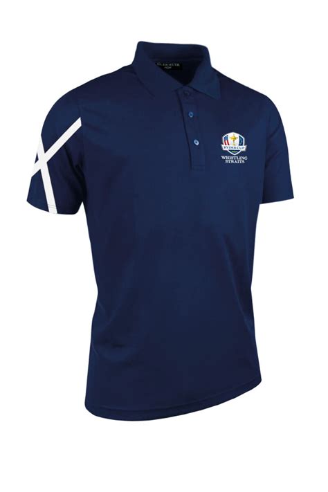 Mens Ryder Cup Saltire Golf Polo Shirt