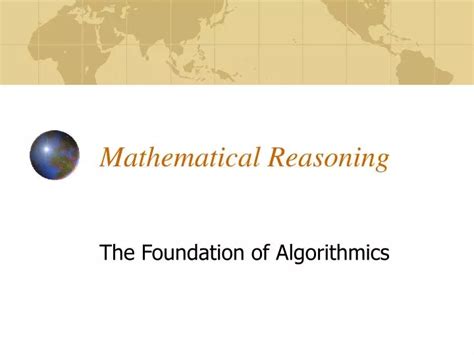 PPT - Mathematical Reasoning PowerPoint Presentation, free download - ID:268340