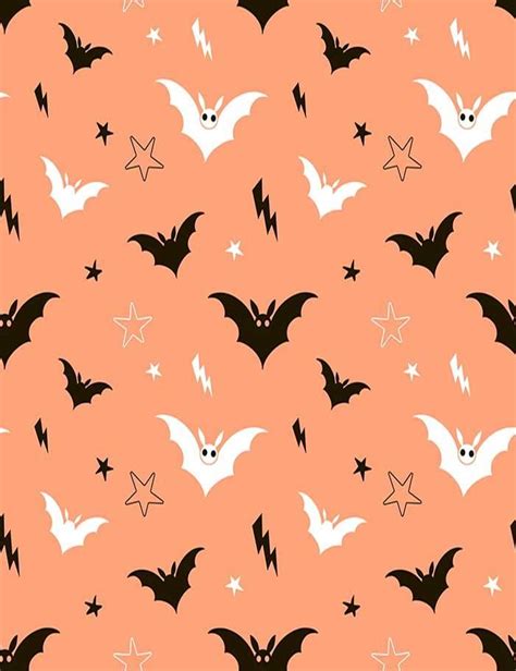 Painted Bat And Star With Orange Background Photography Backdrop J-0206 | Fall wallpaper, Orange ...