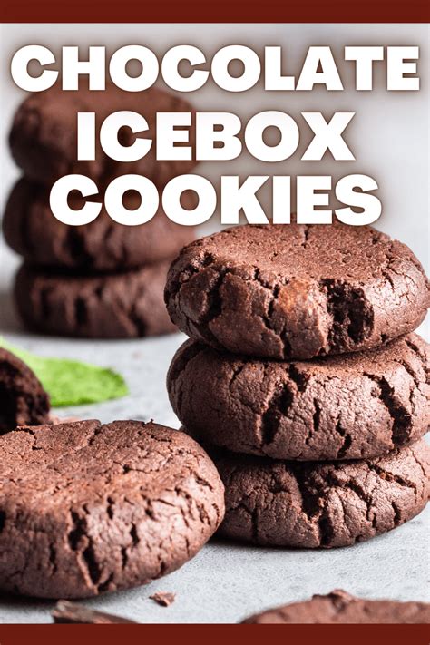 Chocolate Icebox Cookies - Insanely Good