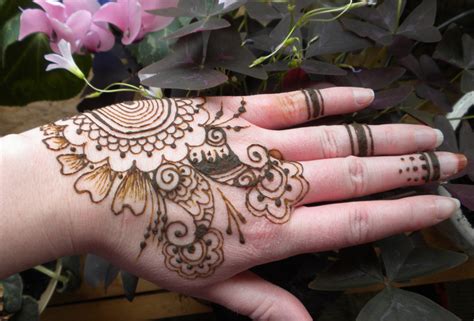 Henna Flower Mandala Hand by flowerwills on DeviantArt